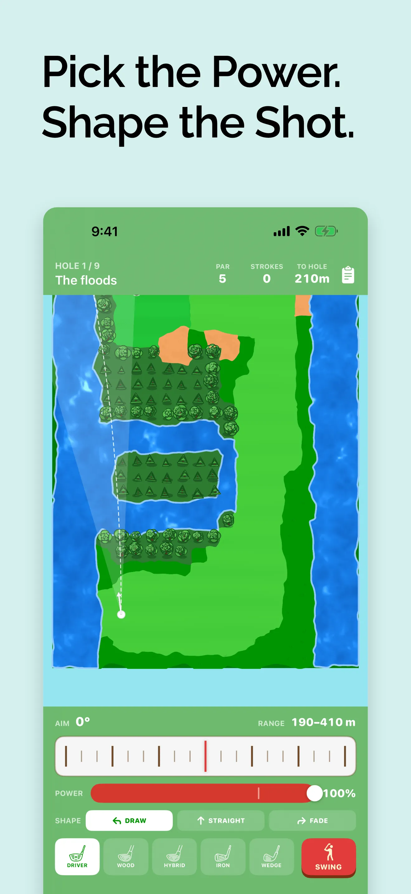 Pocket Golf Tournament v2 screenshot 1